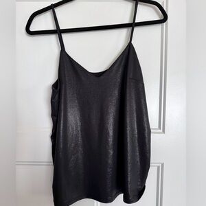 Express Black Shimmer Cami Tank Blouse